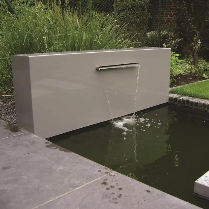 Adezz Freestanding pond wall made of aluminum 
