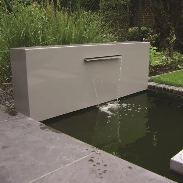 Adezz Freestanding pond wall made of aluminum 