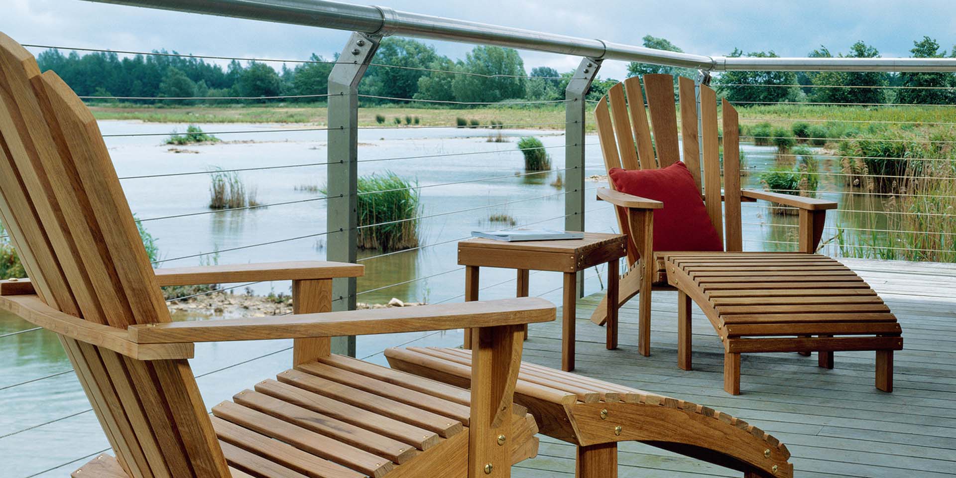 Barlow Tyrie I Adirondack Chair – Teak Masterpiece – Classic Design