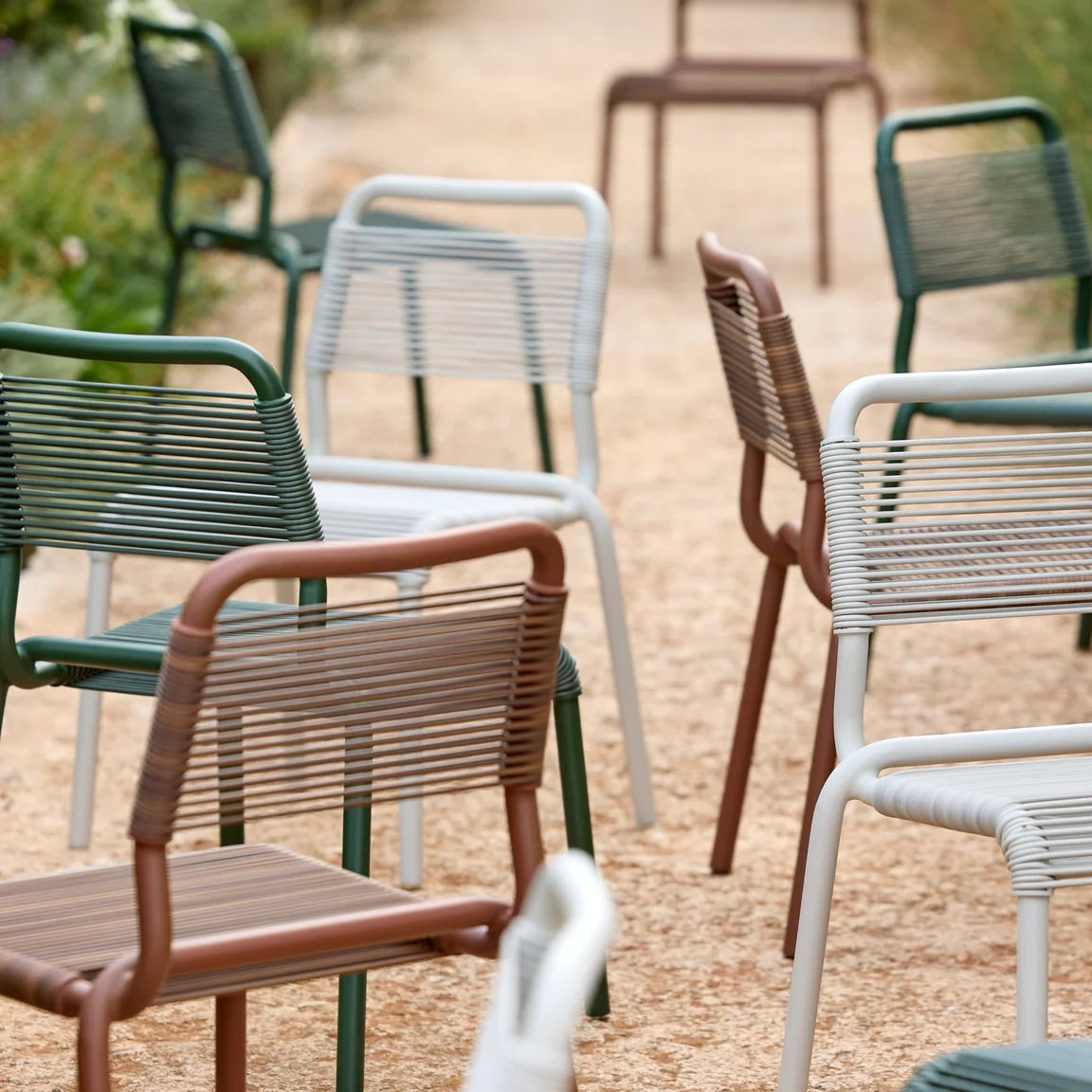 Cane-Line I Al Dente Stuhl stapelbar, 2er Set