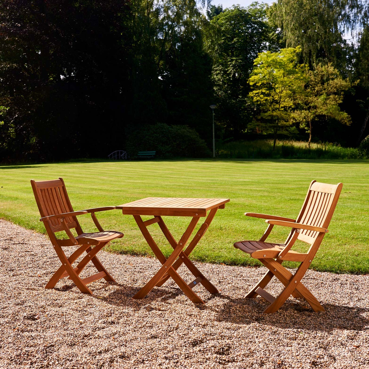 Traditional Teak I Alexia Klapptisch 80 cm, quadratisch