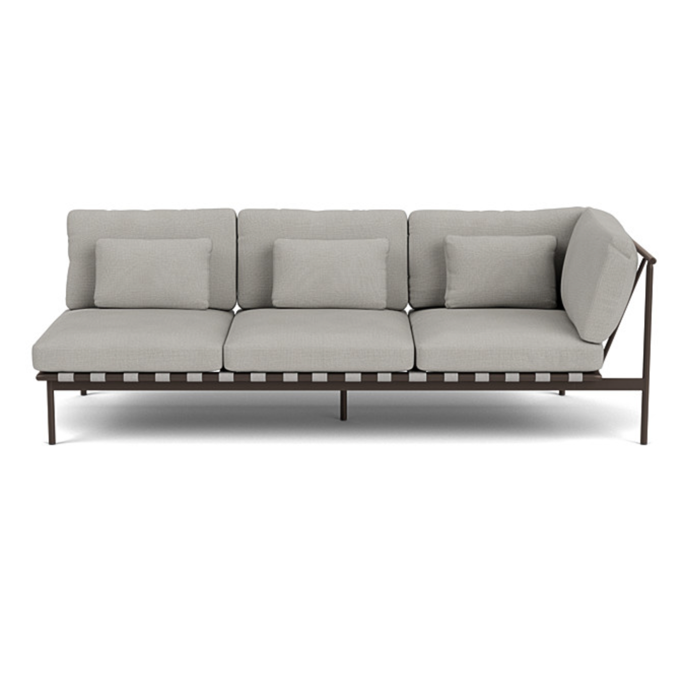 Barlow Tyrie I Around Deep Seating Dreisitzer mit Armlehne rechts