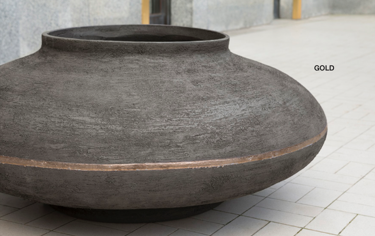 Atelier Vierkant I Model LRC Keramik Pflanzgefäß