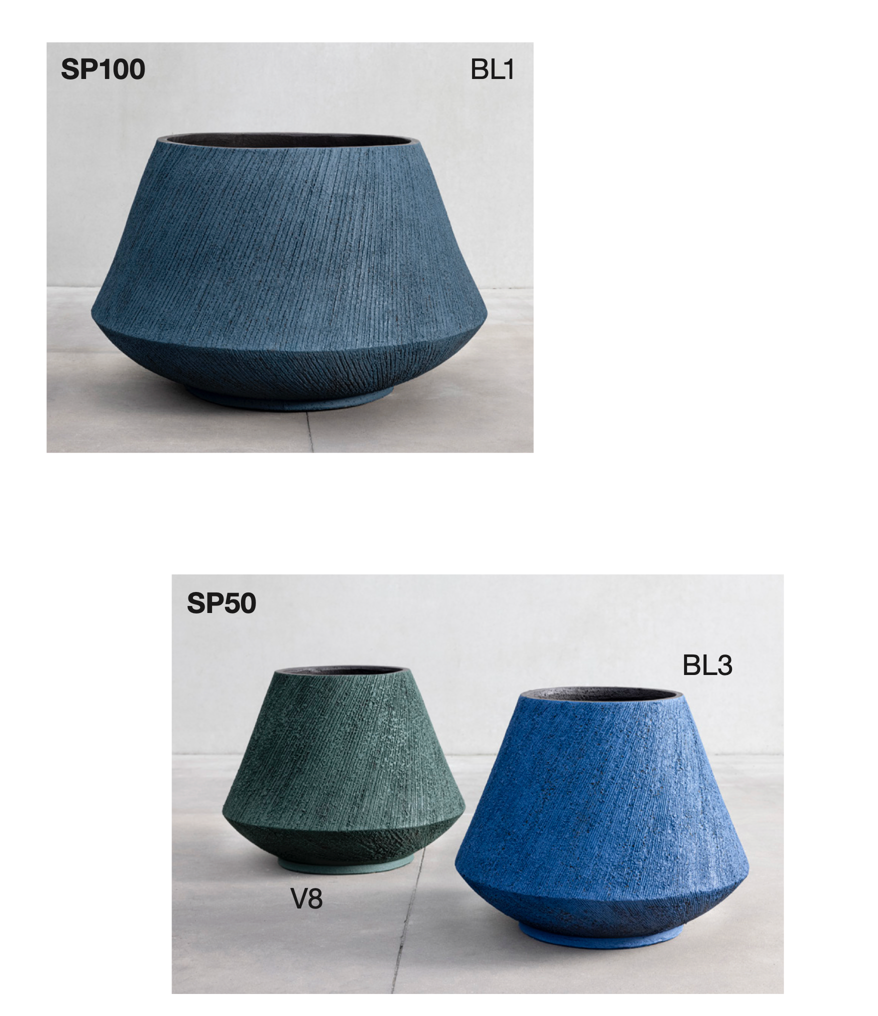 Mit seinen großzügigen Maßen bietet das Gefäß Platz für Blumen, Sträucher oder kleine Bäume.