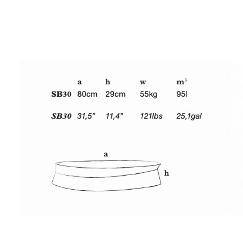 Atelier Vierkant SB30 Planter Bowl