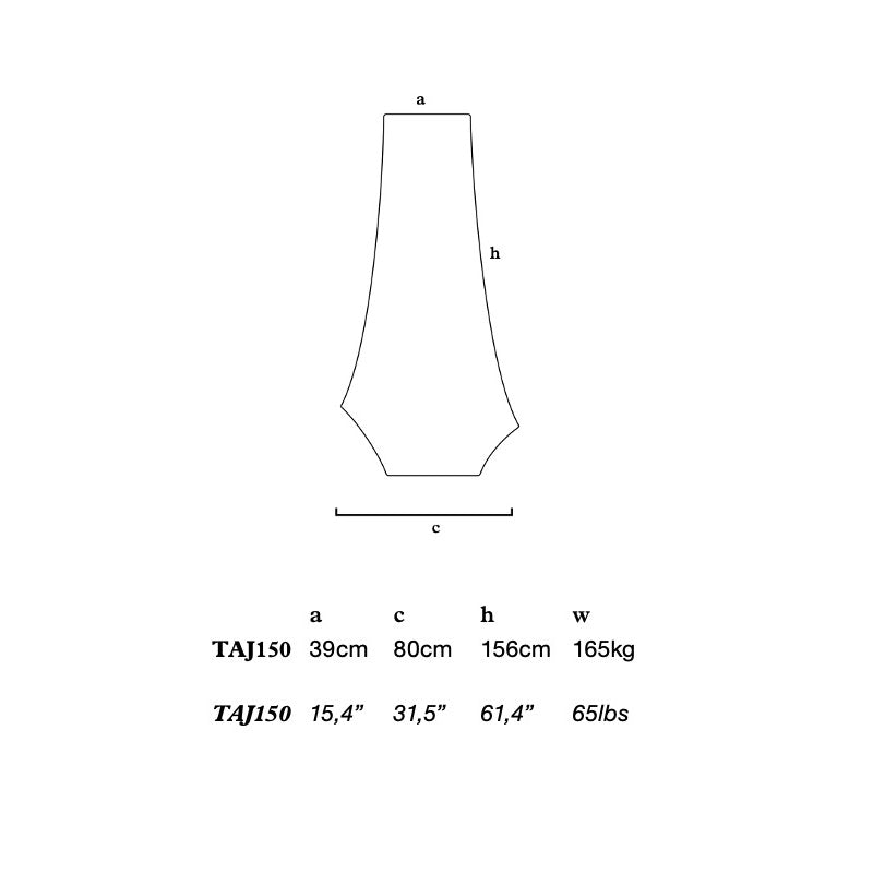 Atelier Vierkant TAJ150 Vase