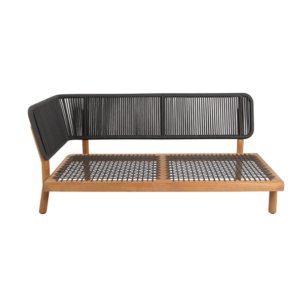 Traditional Teak I Marcella Abschlusssofa rechts