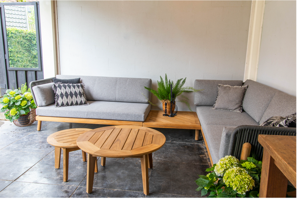 Traditional Teak I Marcella Abschlusssofa rechts