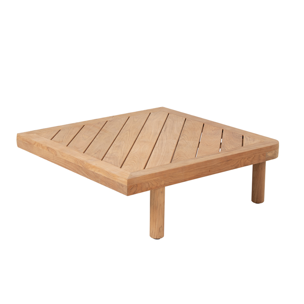 Traditional Teak I Marcella Tisch modular 76 cm, quadratisch