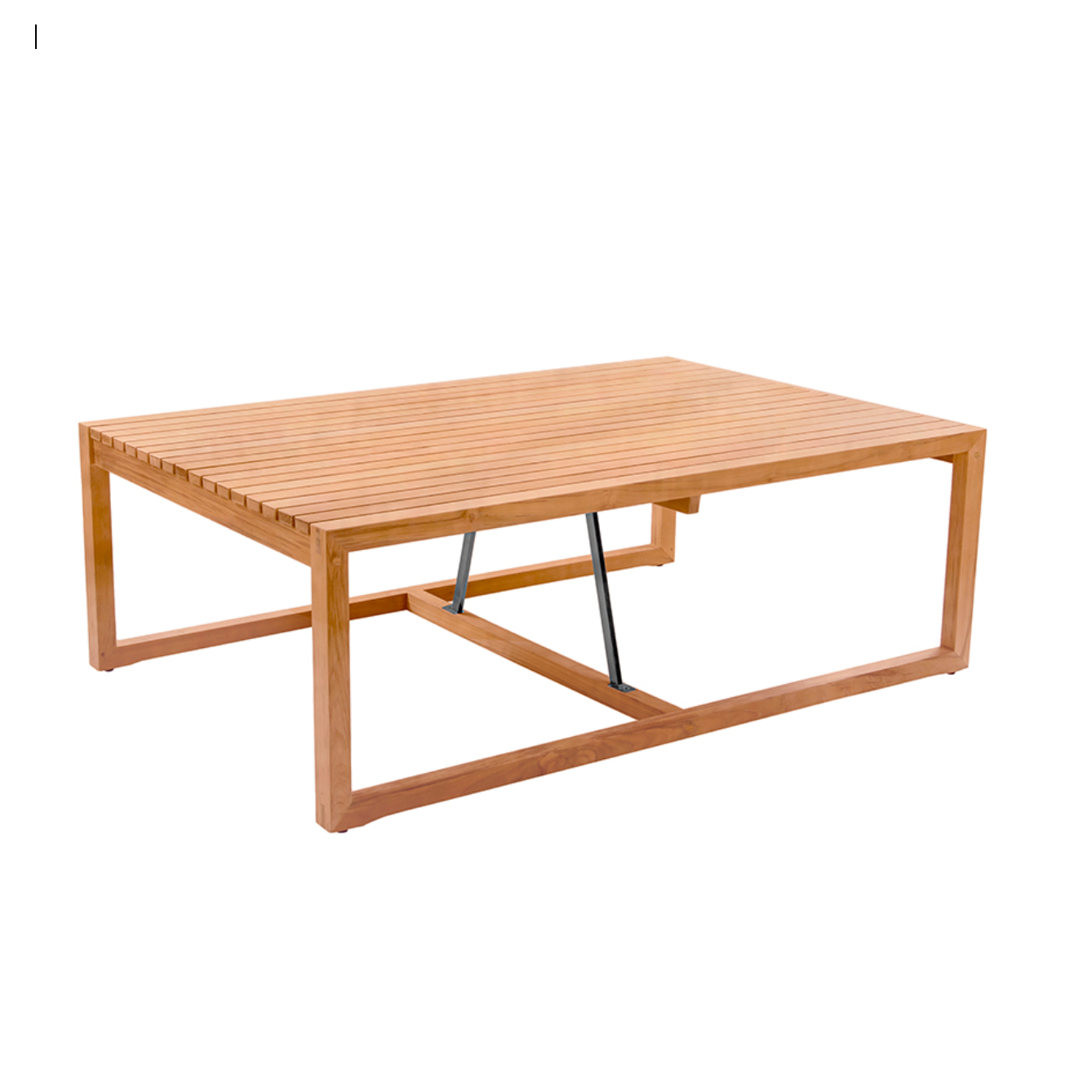 Traditional teak Maxima lounge table 120 cm