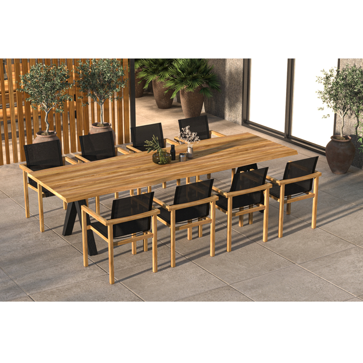 Traditional Teak I Neo Esstisch 300 cm, rechteckig