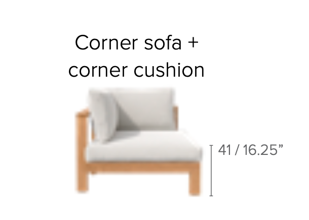 Tribù PURE corner sofa 