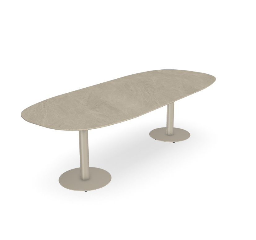 Tribu I T-Table ovaler niedriger Esstisch 240 cm