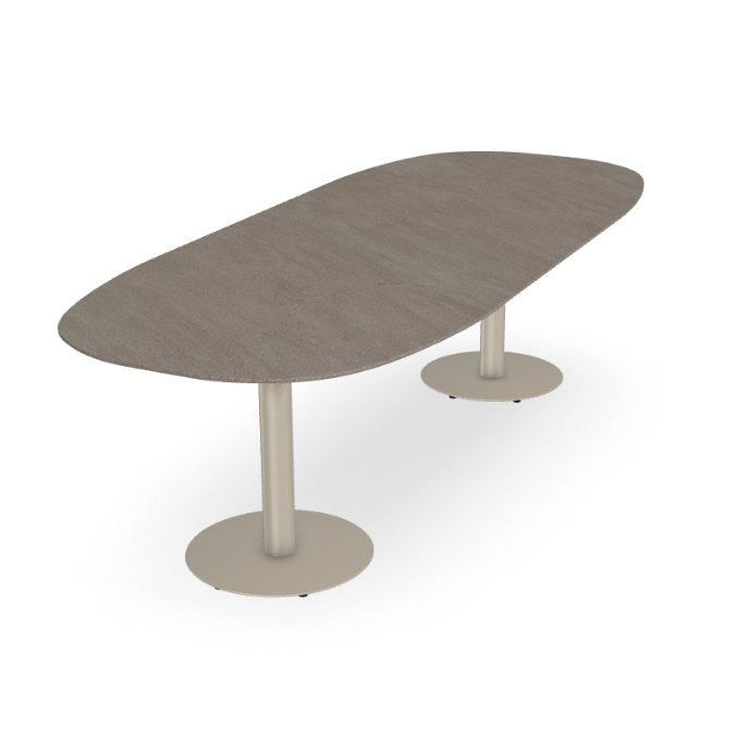 Tribu I T-Table oval low dining table 240 cm