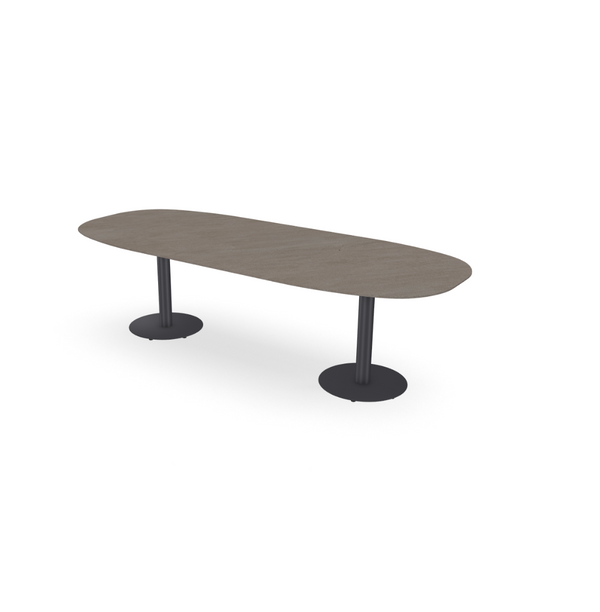 Tribù T-TABLE oval low dining table 240 cm