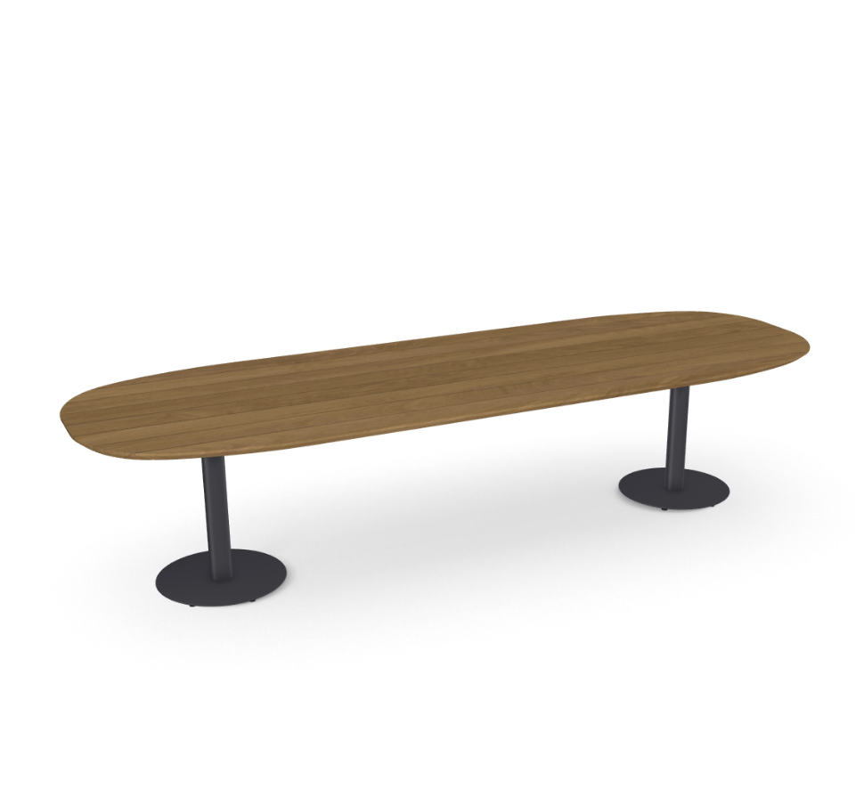Tribu I T-Table niedriger Esstisch 298 cm, oval