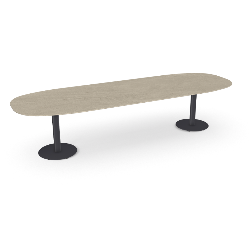 Tribu I T-Table niedriger Esstisch 298 cm, oval
