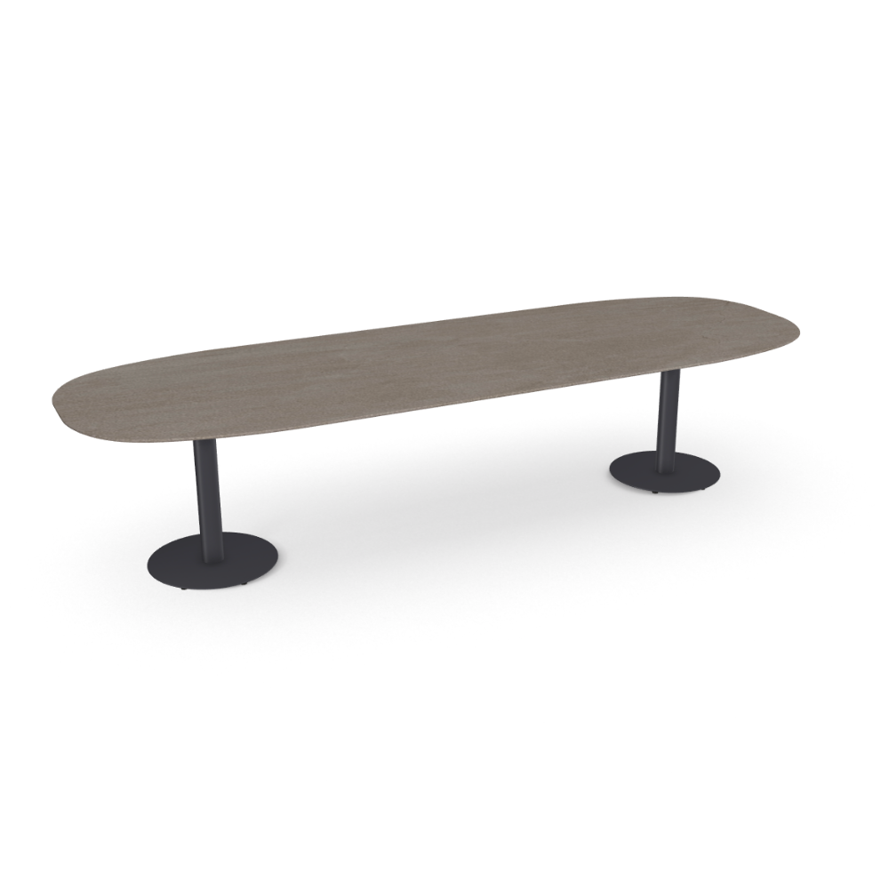 Tribu I T-Table low dining table 298 cm, oval