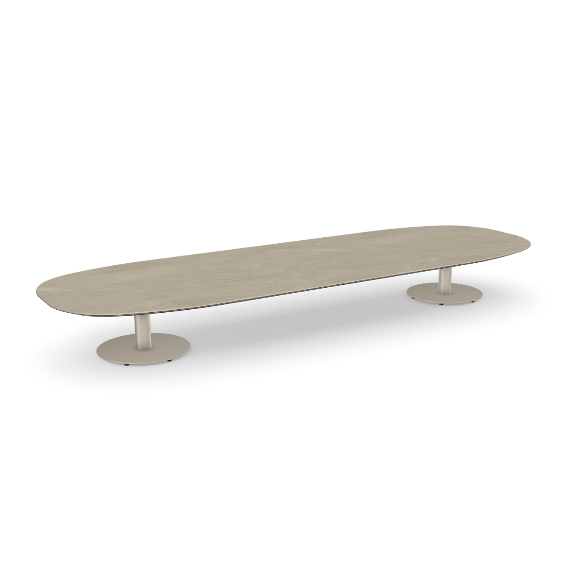 Tribù T-TABLE oval coffee table 298 cm