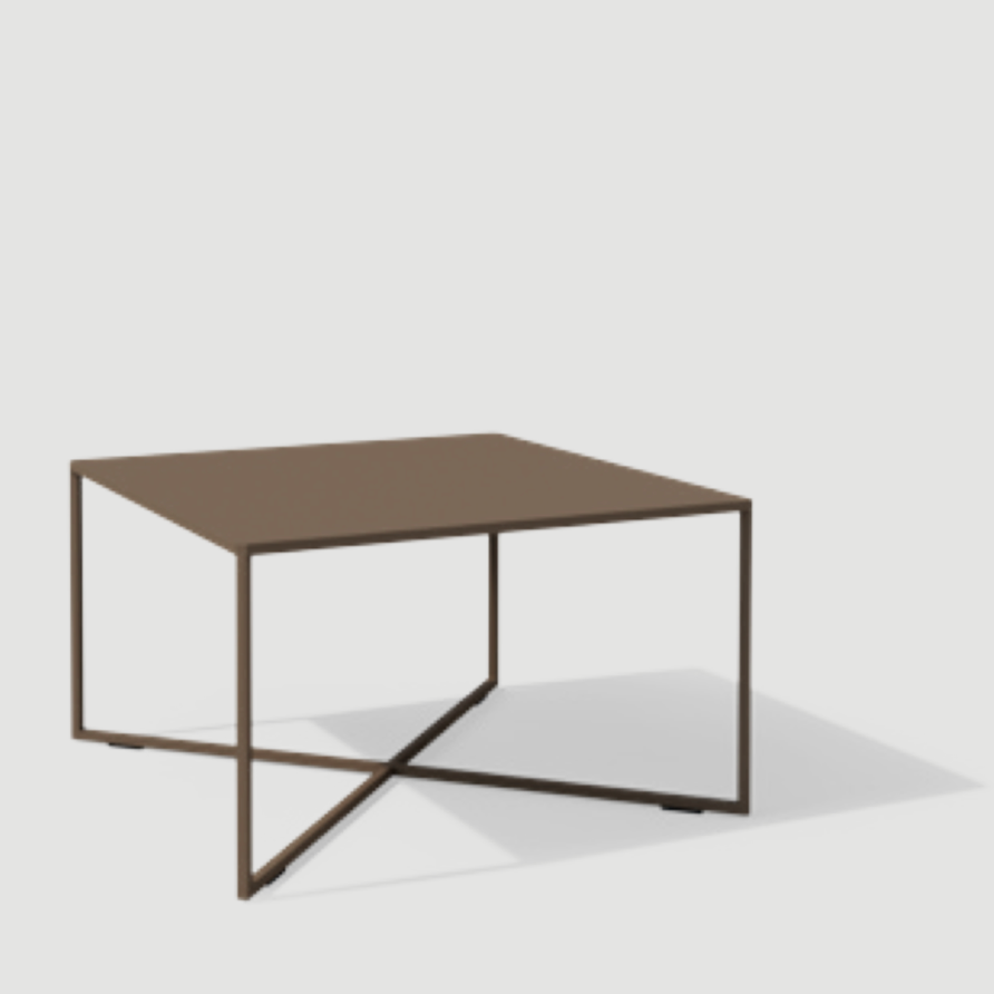 Tribu I Natal Alu Beistelltisch 60 cm, quadratisch