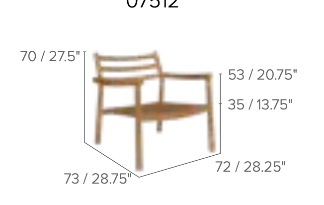 Tribù Ukiyo lounge chair 