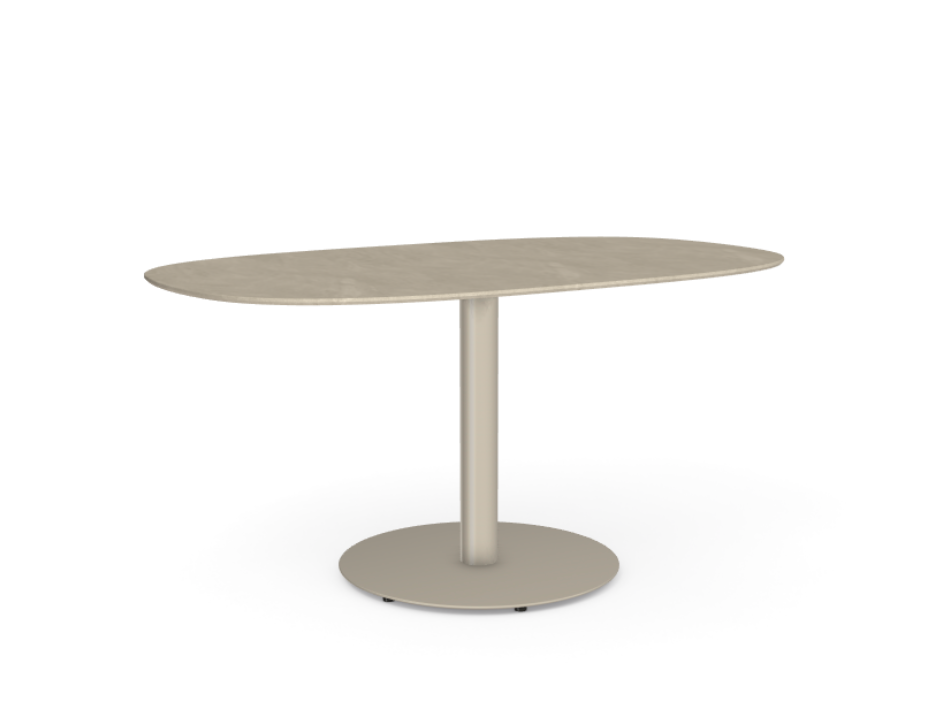 Tribu I T-Table low dining table 136 cm, oval
