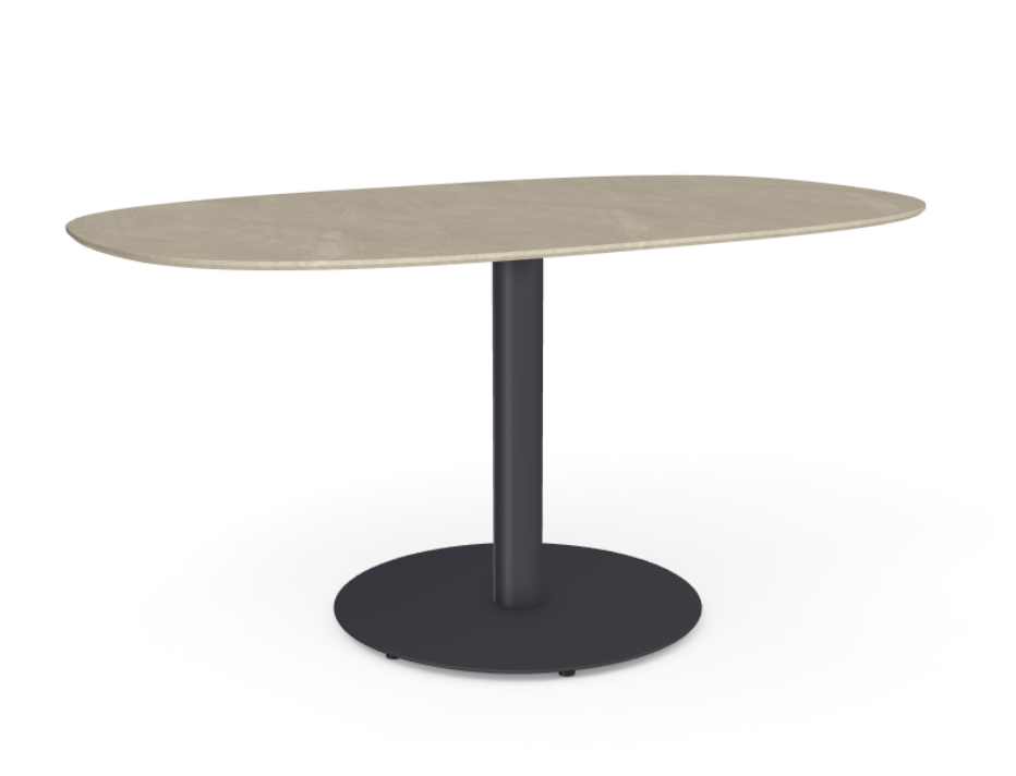 Tribu I T-Table low dining table 136 cm, oval