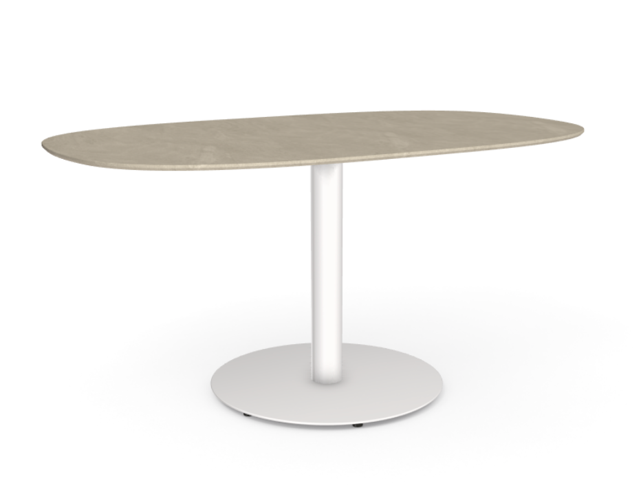 Tribu I T-Table niedriger Esstisch 136 cm, oval