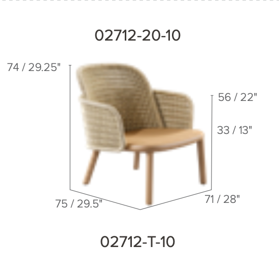 Tribu I Suro Lounge Chair