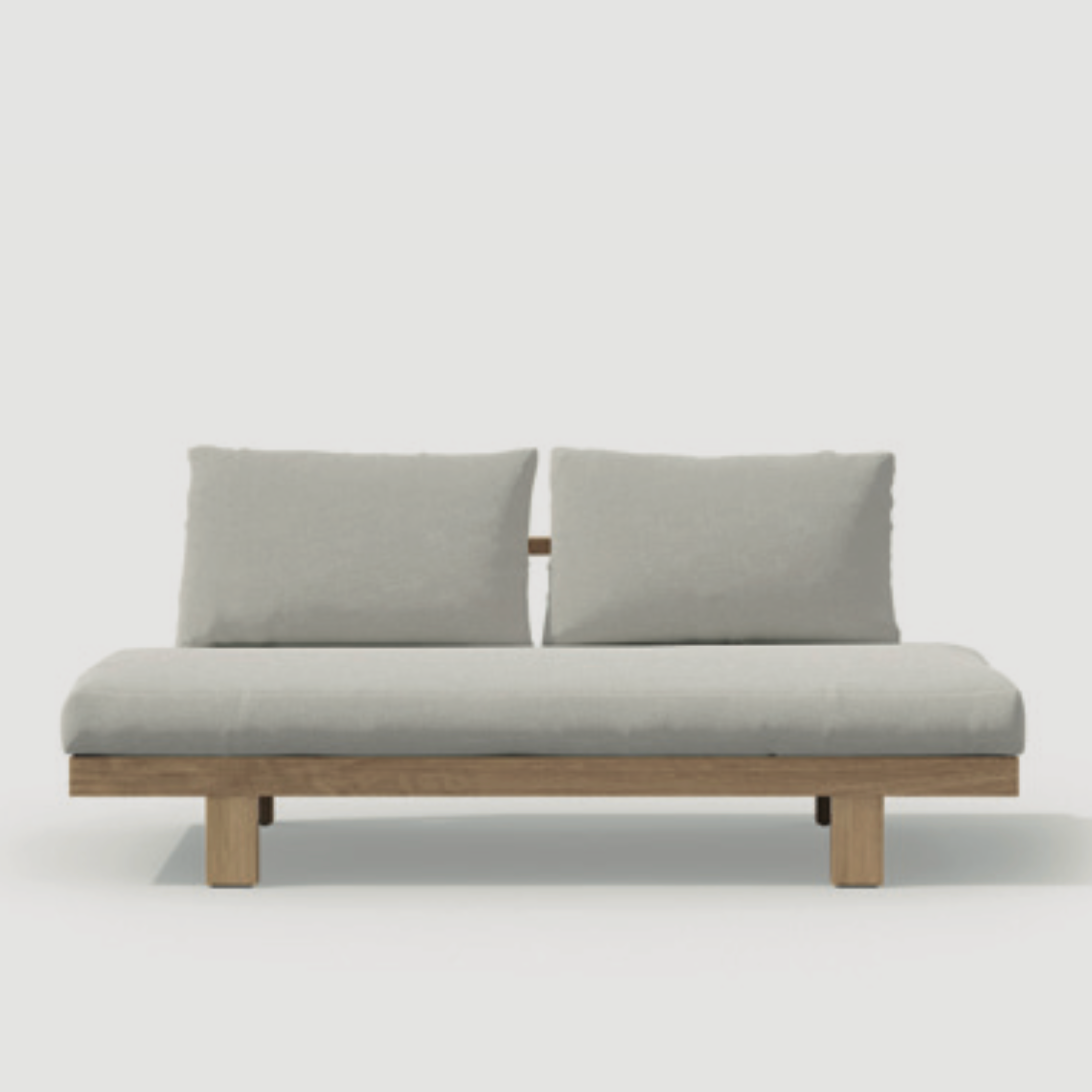 Tribu I Pure 2-seater without armrests