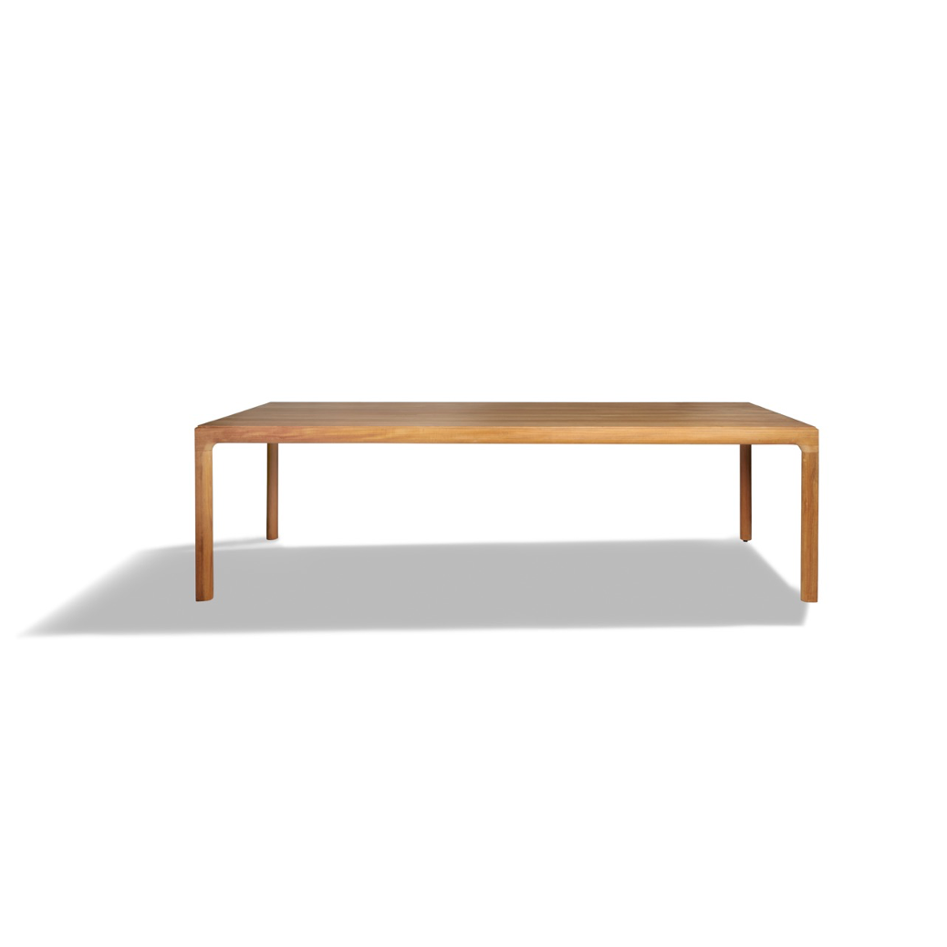 Tribu I Illum Teak Dining Table 267 cm, rectangular