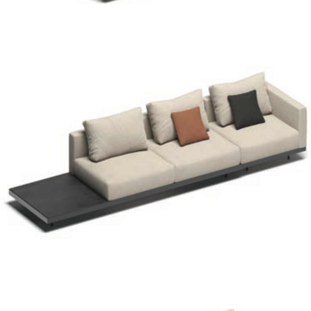 Todus Dongo modulares Sofa mit Tisch 361 cm