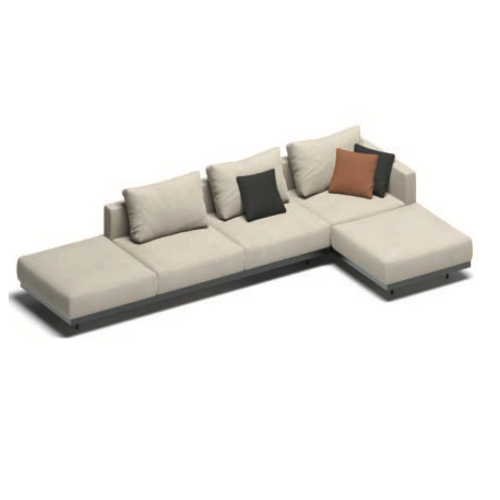 Todus Dongo modular corner lounge sofa 362/184 cm