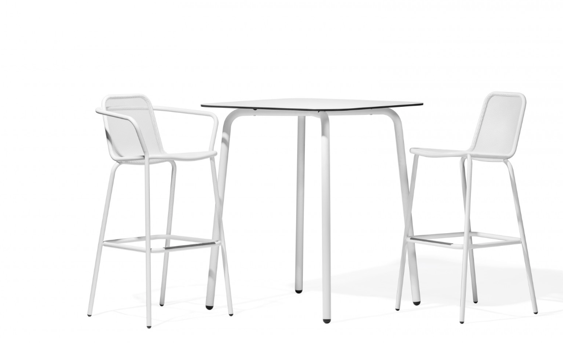 Todus I Starling bar stool with armrests