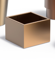 Adezz I Carrez aus Aluminium Metallic Collection, quadratisch