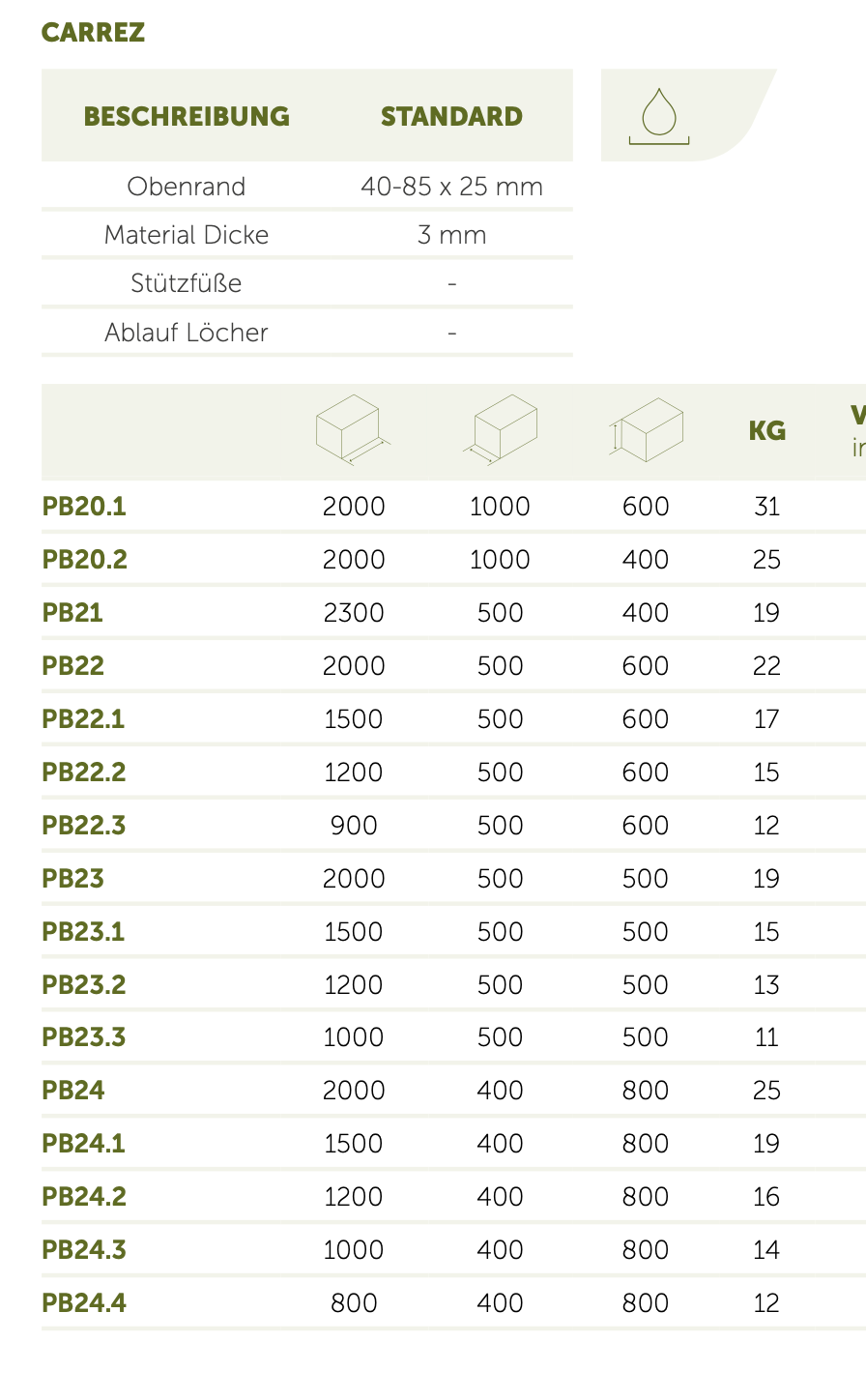 Adezz I Carrez Pflanzgefäß aus Fiberglas, rechteckig