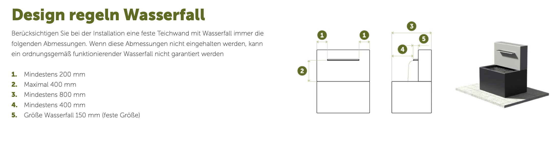 Adezz I Feste Teichwand aus Aluminium