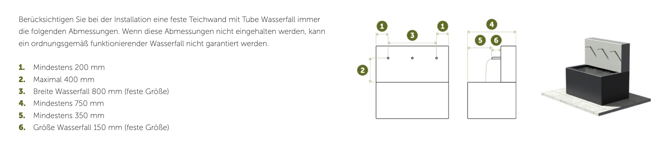 Adezz I Feste Teichwand aus Aluminium