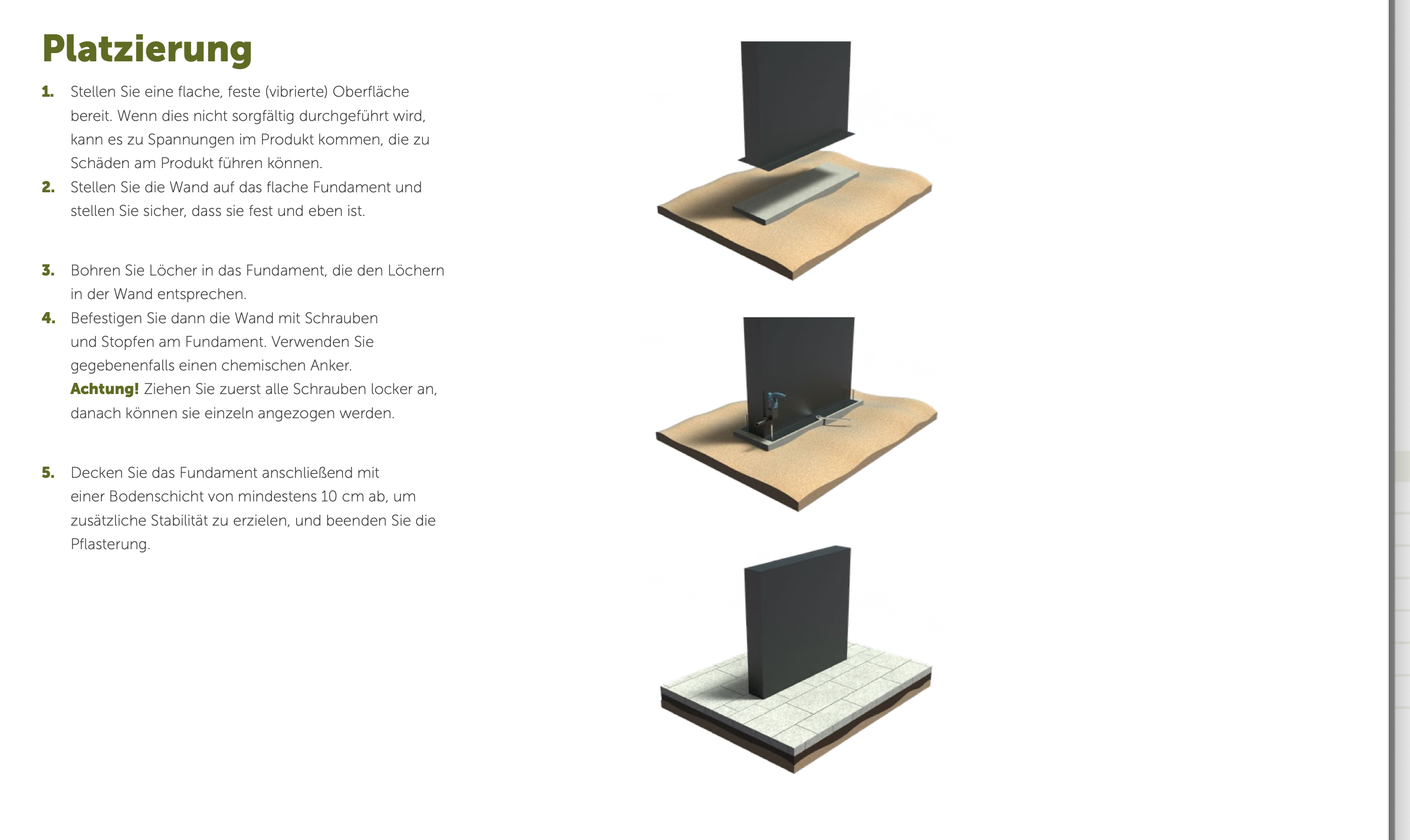 Adezz I Wand freistehend aus Cortenstahl