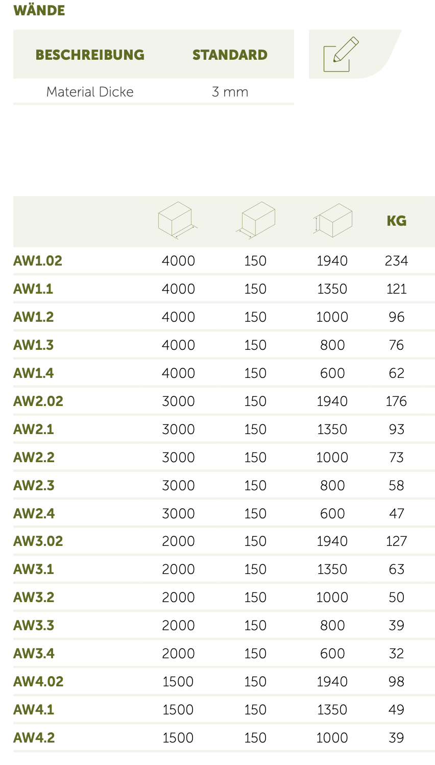 Adezz I Wand freistehend aus Aluminium