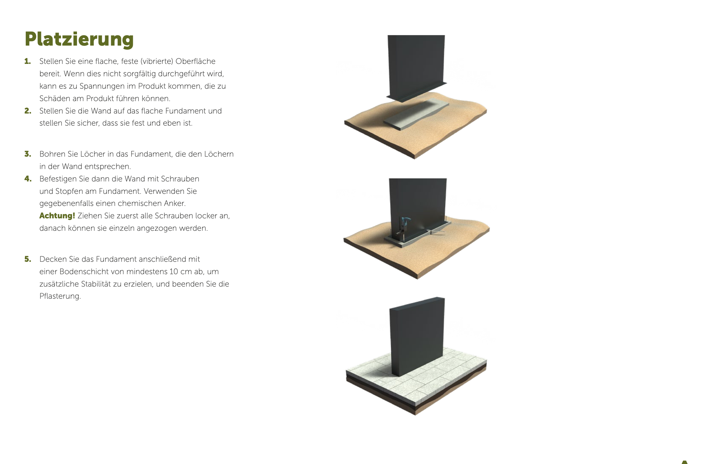 Adezz I Wand freistehend aus Aluminium