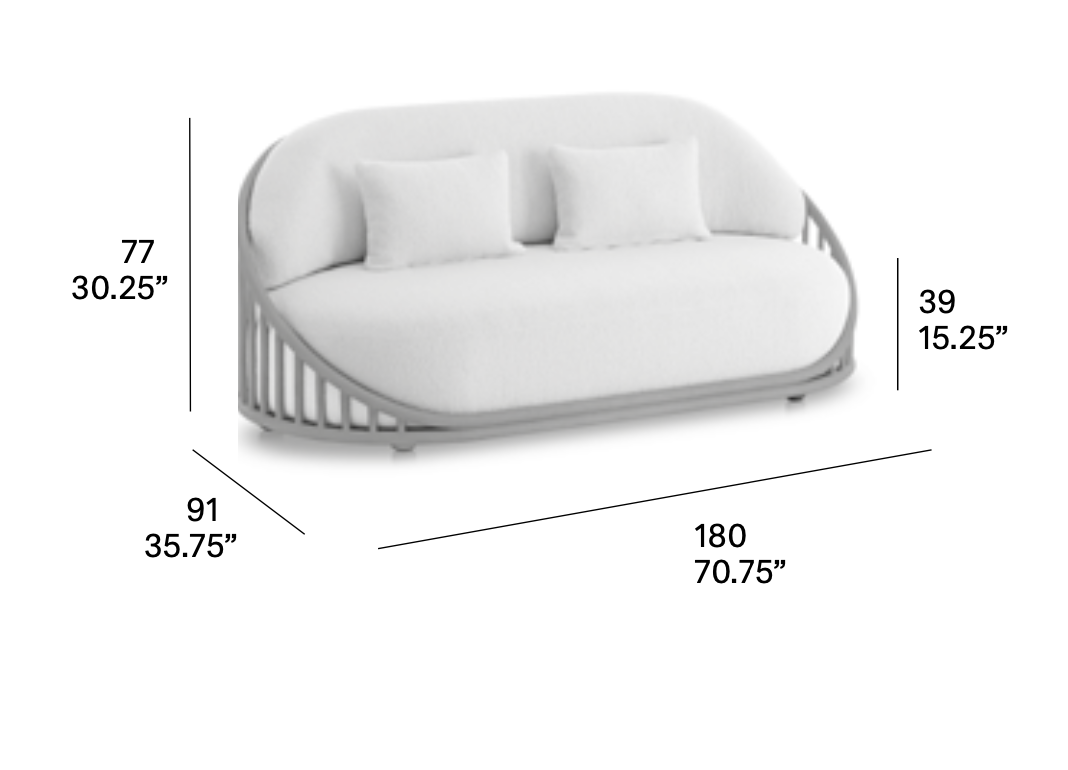 expormim I Cask Sofa 180 cm