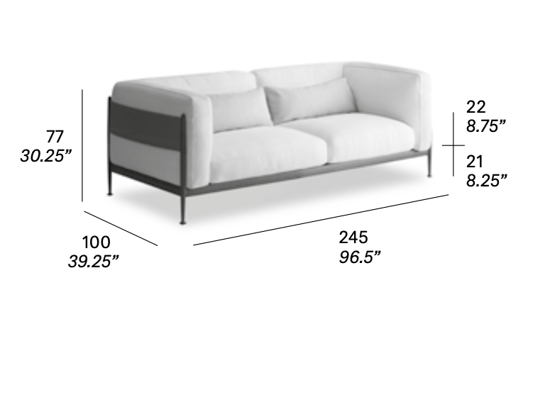 expormim I Obi Sofa 245 cm