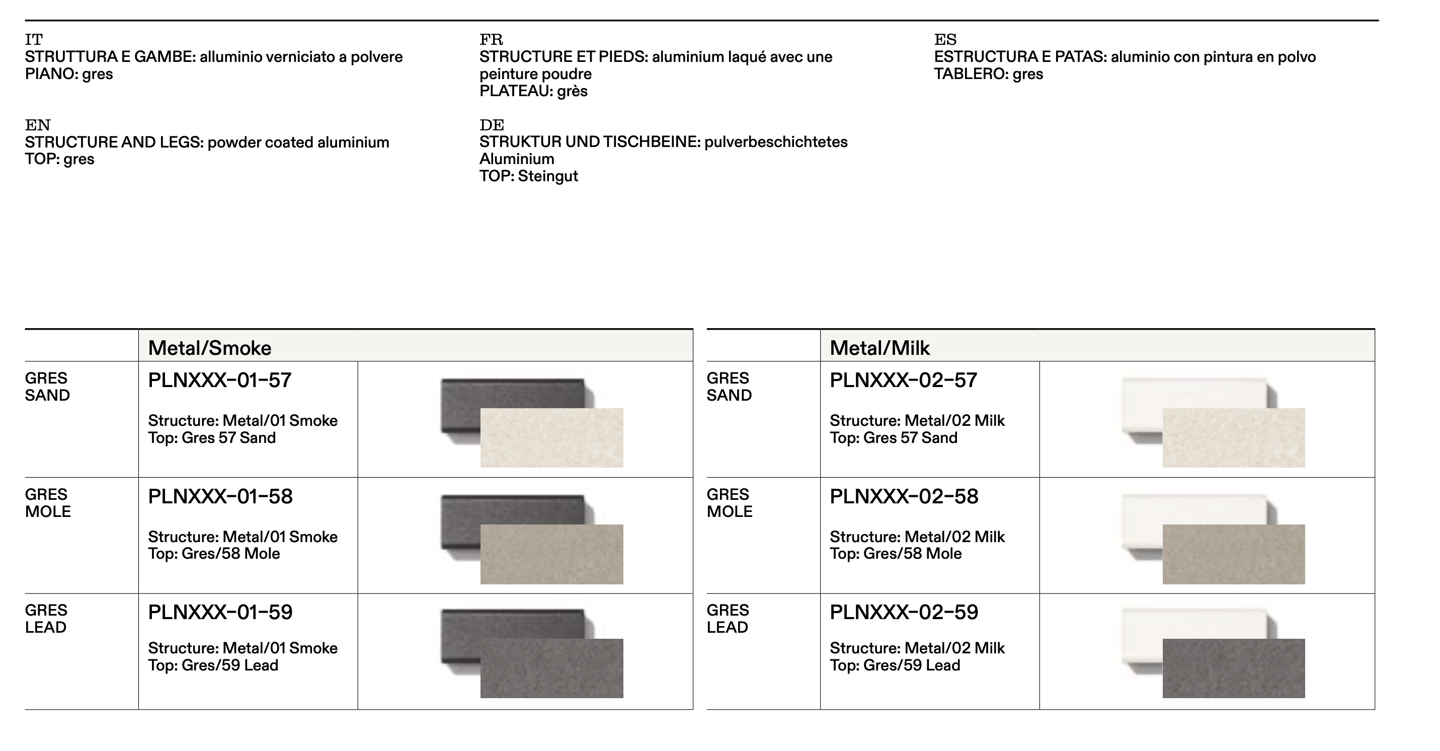 Roda I Plein Air Esstisch 220 cm, rechteckig
