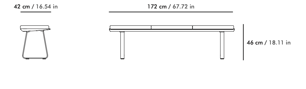 Ego Paris I Extrados Bank Medium 172 cm