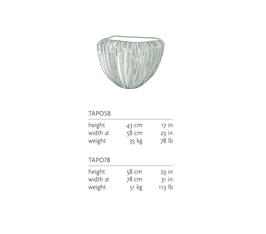 Domani - Atlantis - Blumengefäß