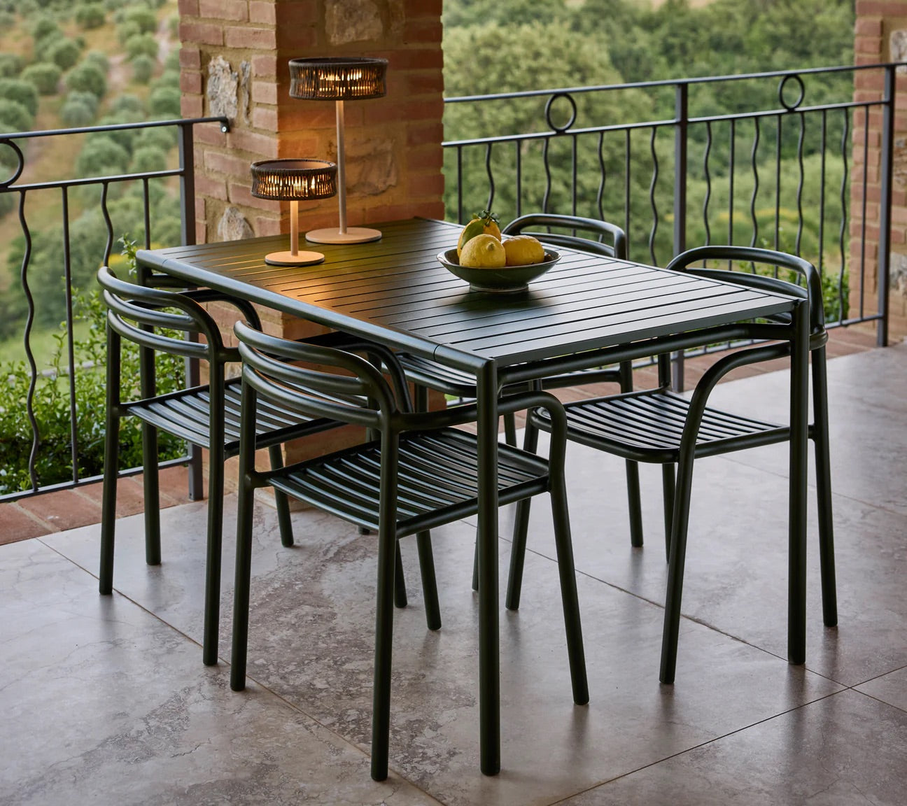 Cane-Line I Bliss Stuhl mit Armlehnen