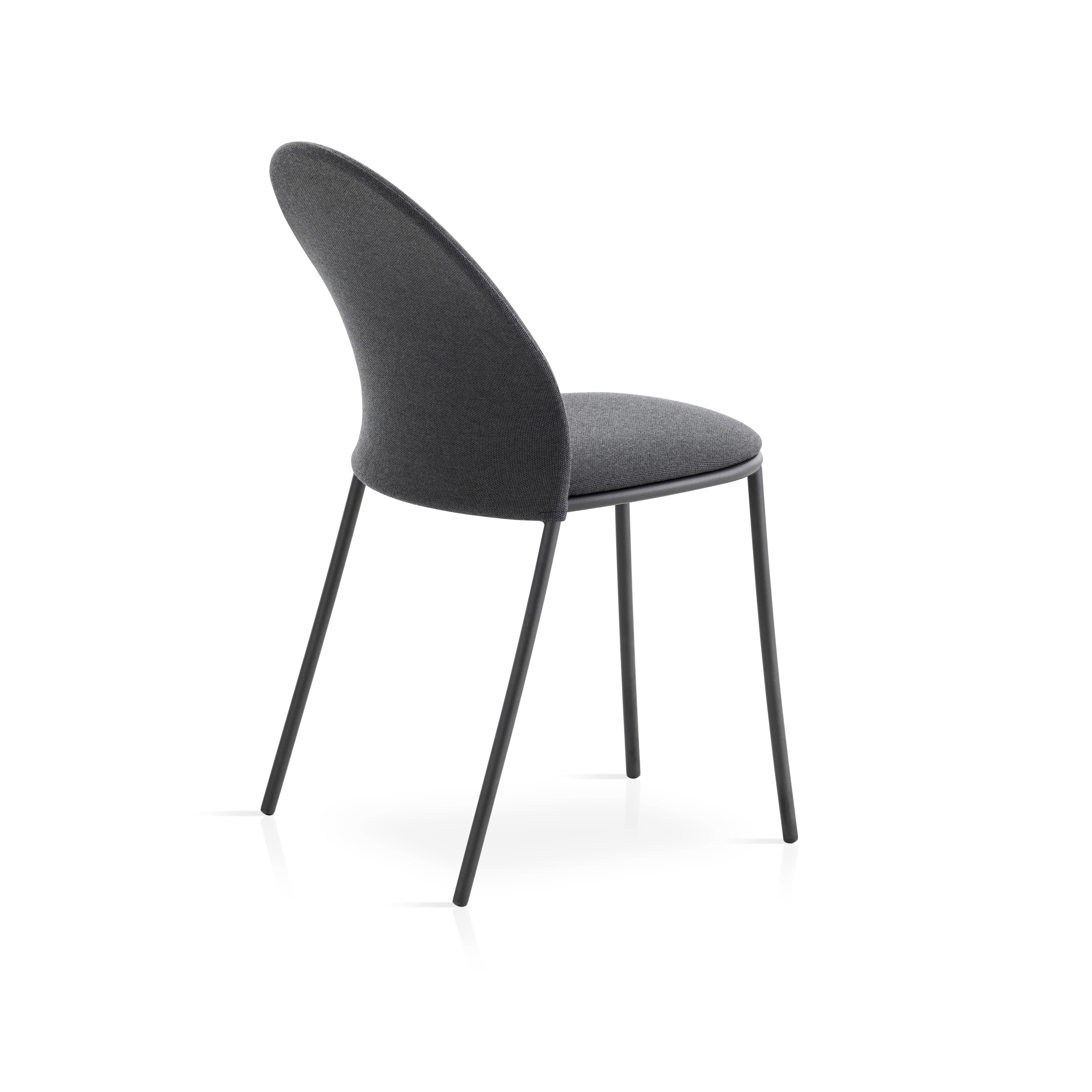 expormim I Petale gepolsterter Stuhl, 2er Set