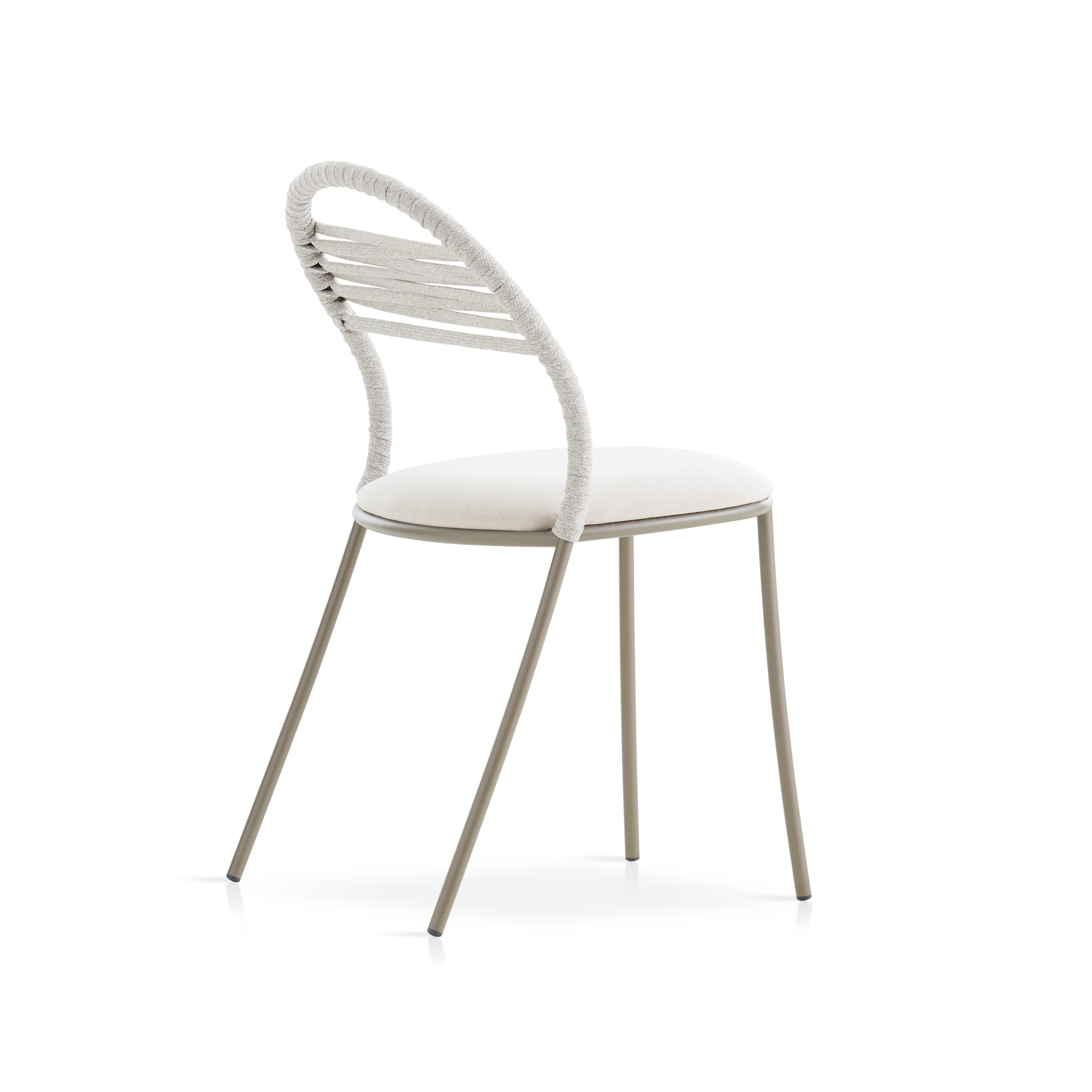 expormim I Petale Stuhl mit Seil im horizontalen Muster, 2er Set