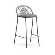 expormim I Petale Barstuhl mit Seil im Rautenmuster, 2er Set